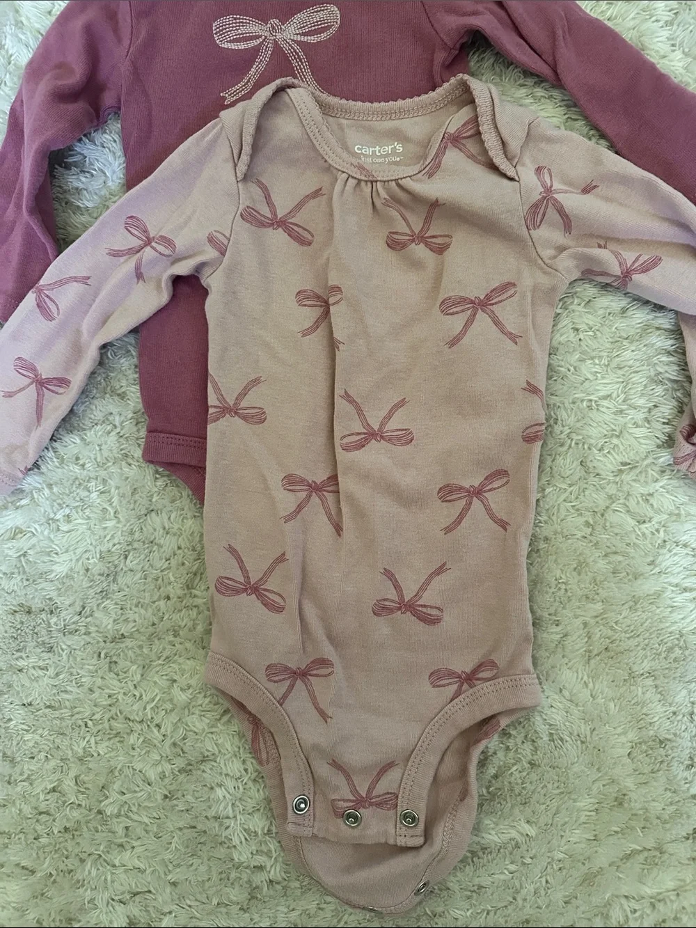 Carter's 9M Long-Sleeve One-Piece Set